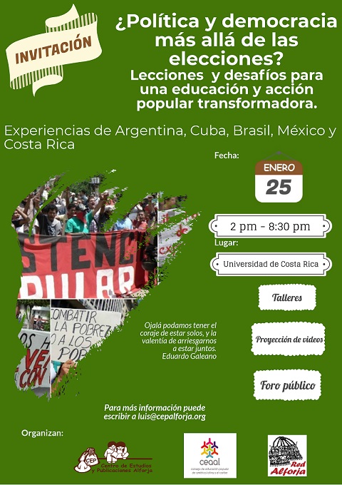 Invitación Actividad25 enero 2018